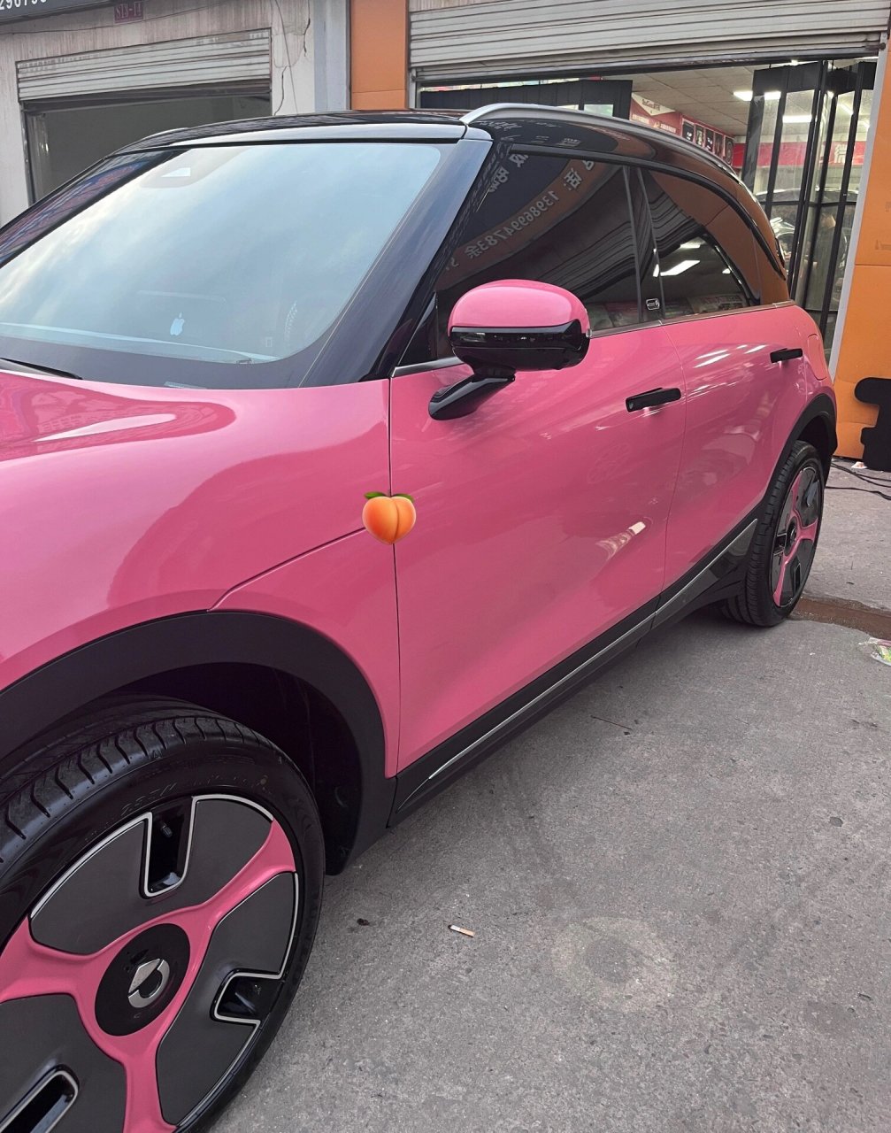 smart精灵改色 "你浅浅的微笑就像乌梅子酱  " 今年最新款smart改色