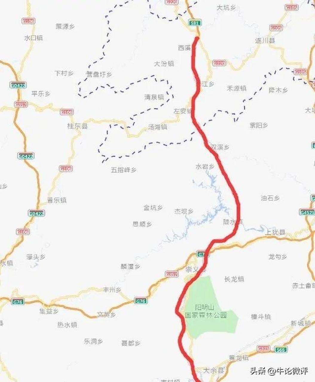 遂川至大余高速北接宜遂高速,南接赣韶高速,建成后,可有效的分链佑