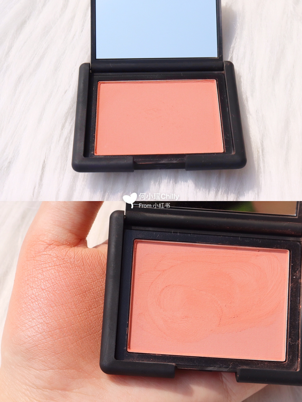 99nars gina 终于我也拥有它! 这是一个很温柔日杂的奶油杏色腮红!