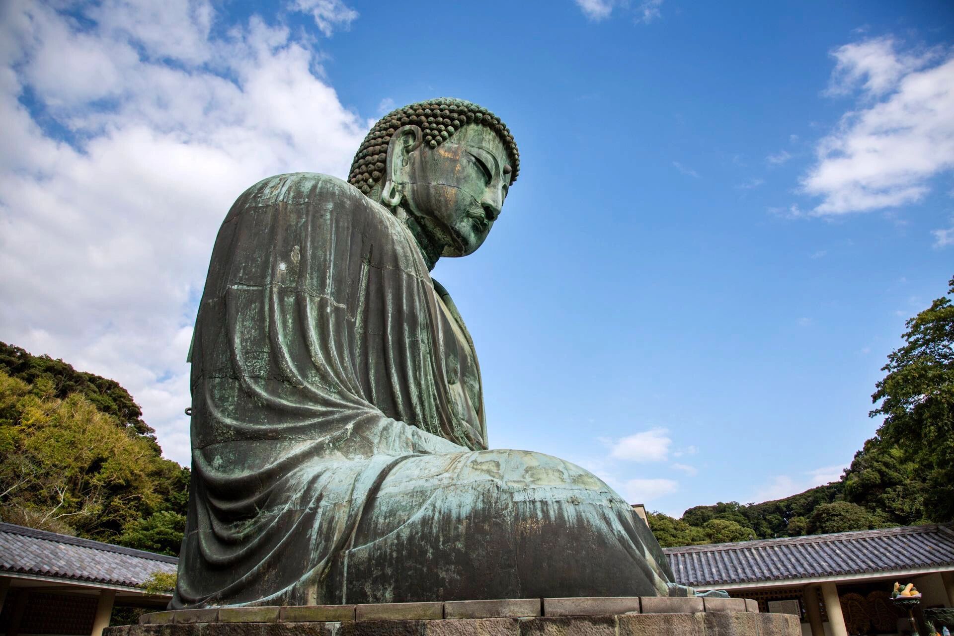 高德院 镰仓大佛(佛教寺庙350)        镰仓大佛位于古都镰仓的净土宗