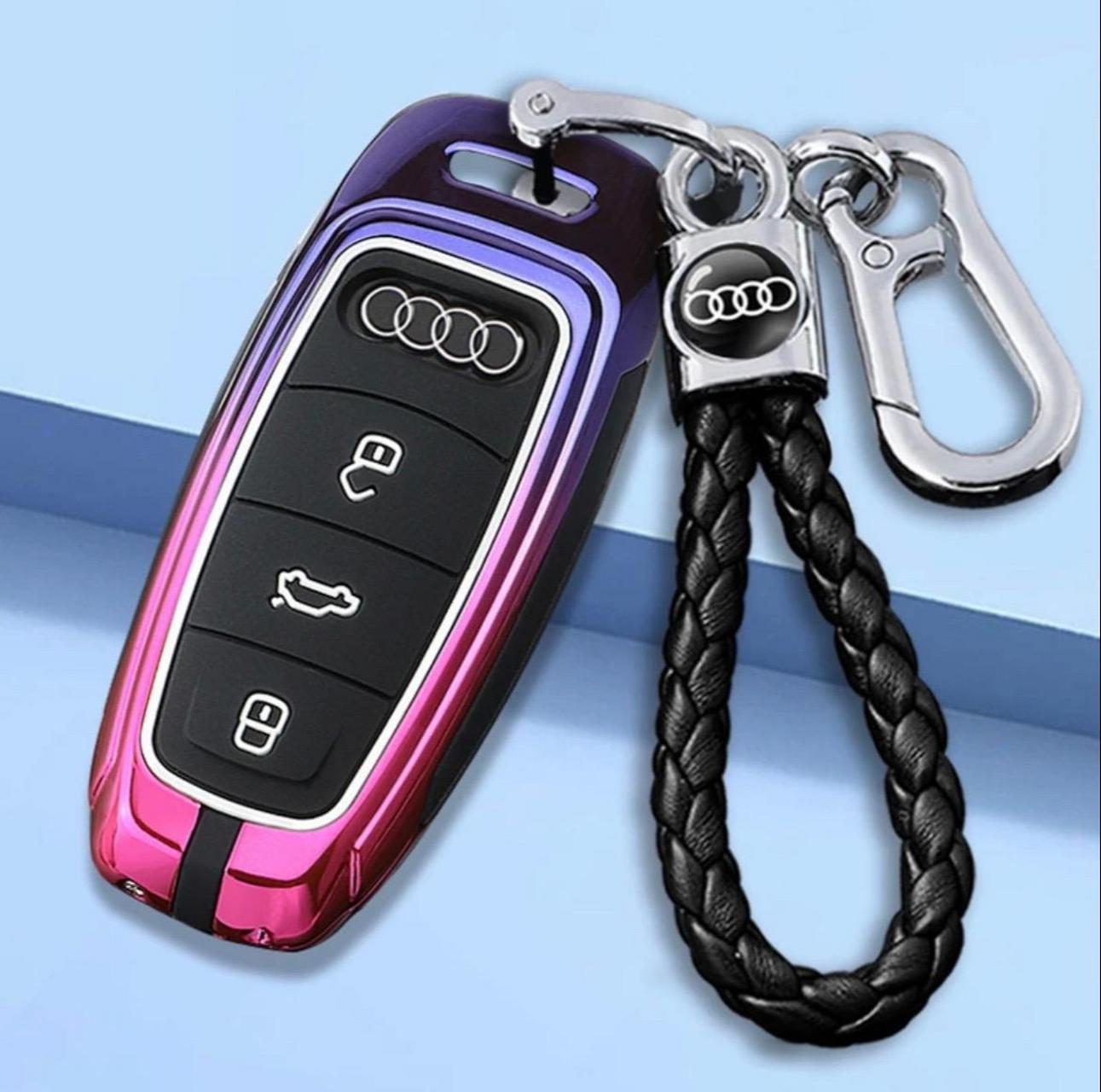 适用2024款奥迪a6l钥匙套23款24一汽奥迪高档a6车男女遥控包壳扣