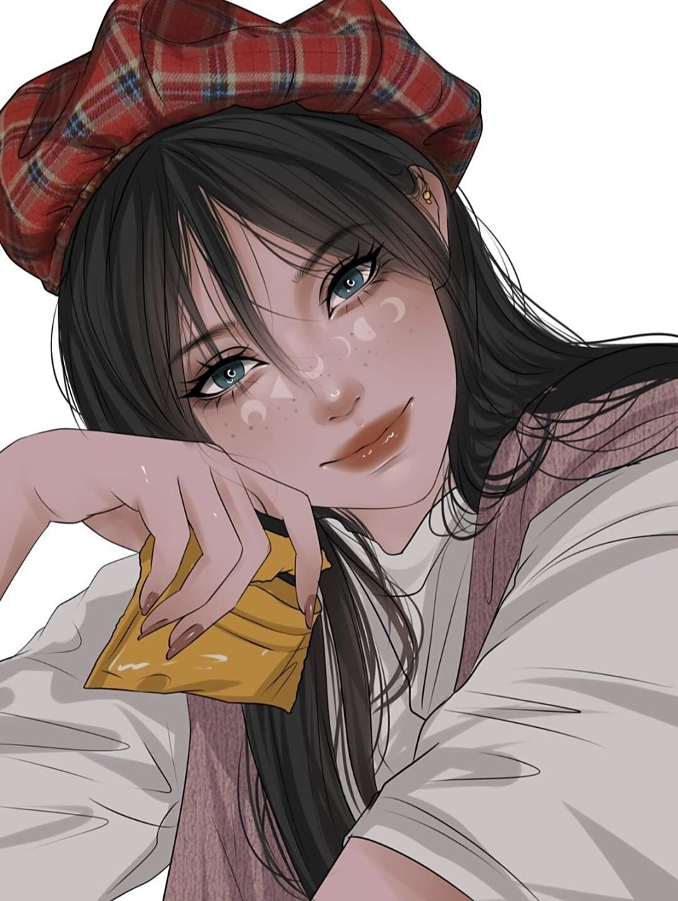 高级感/女生头像/高冷动漫/霸气/超a手绘 更新手绘头像,客稿 超拽霸气