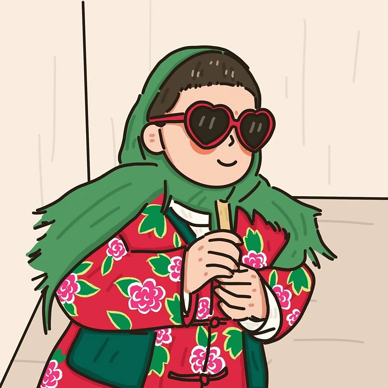 哈哈啊哈哈哈太爱啦 #头像分享# #搞怪沙雕头像# #东北大花袄# #薯