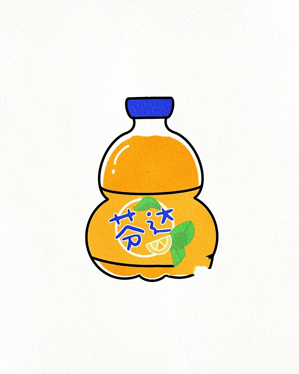 可爱简笔画素材|可乐|元气森林|雪碧|七喜 一组饮料合集 . 夏天来了 .