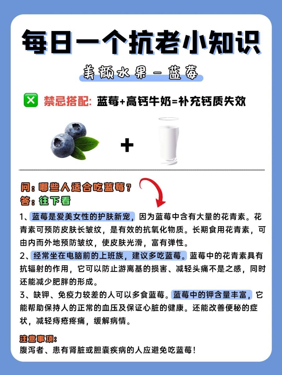 78美颜水果蓝莓,小身体大功效 01hello,我是沉迷抗老的小阿姨