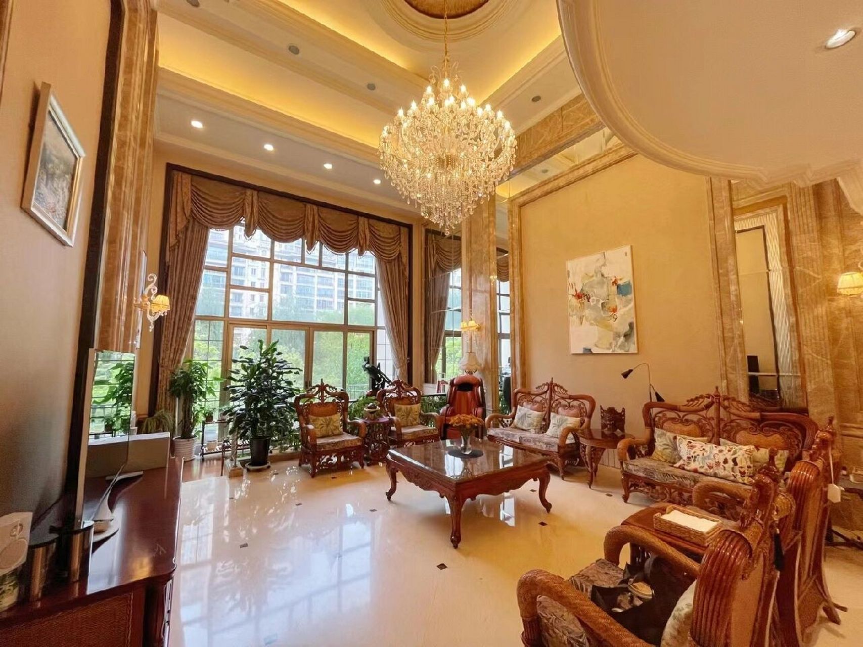 北京星河湾 星河湾朗园509平复式出租    家具齐全保养极好    拎包