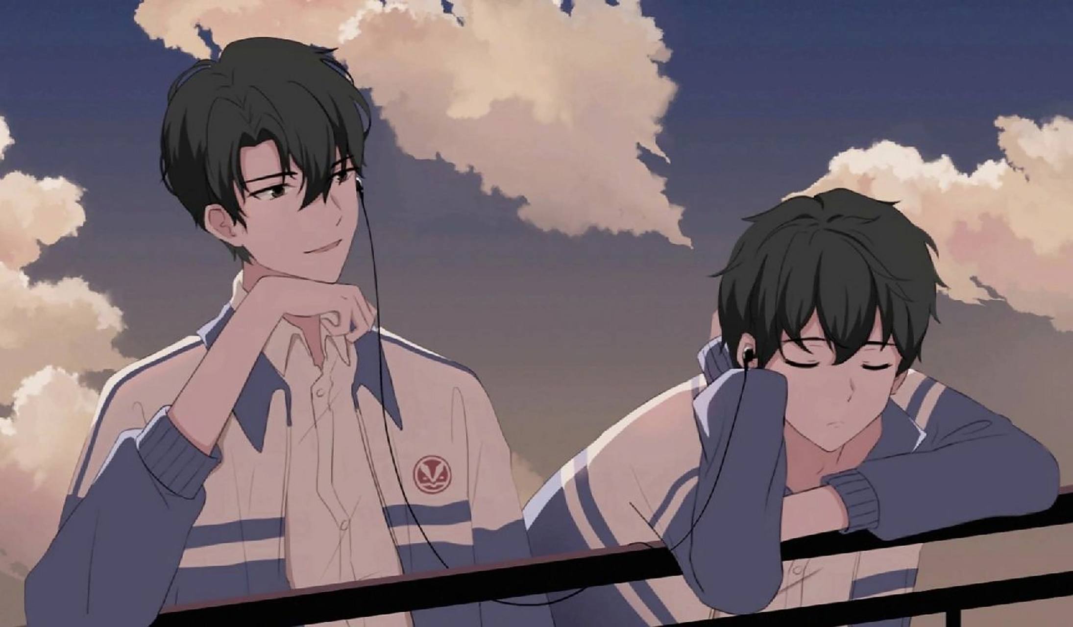 某某|校服情头 如果世上只有一个人能听见你说话, 那他比谁都重要.