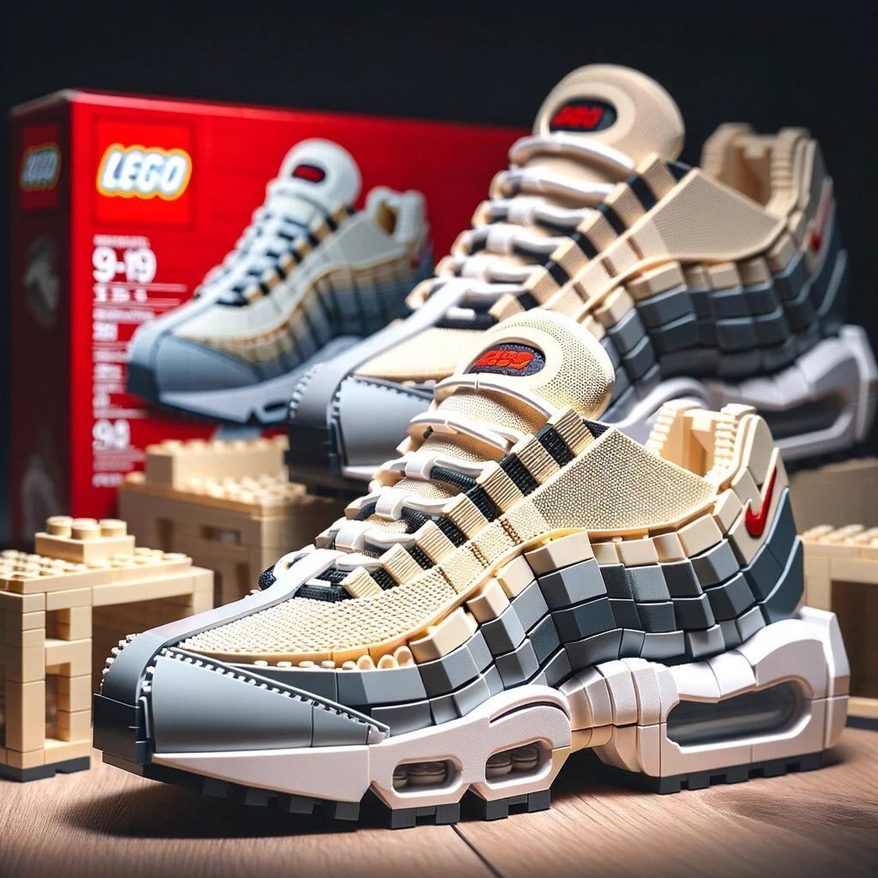 乐高积木版 nike,aj 集体曝光!竟然是.