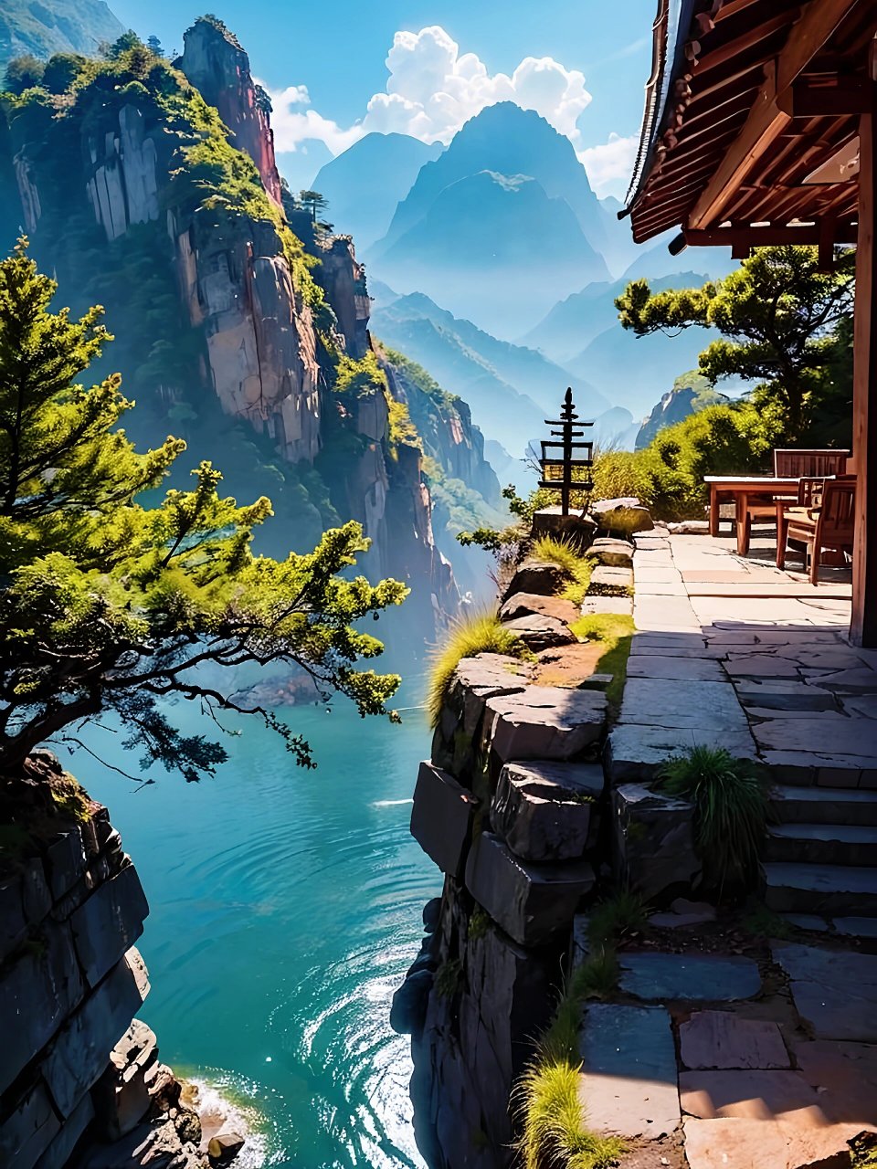 唯美四季14山川美景挺拔山峰 原图14m,分辨率3072x4608