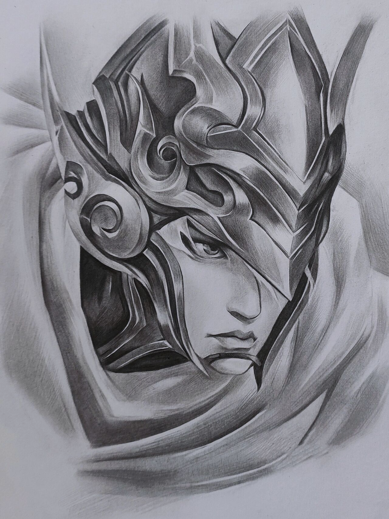 手绘赵云/龙胆/素描