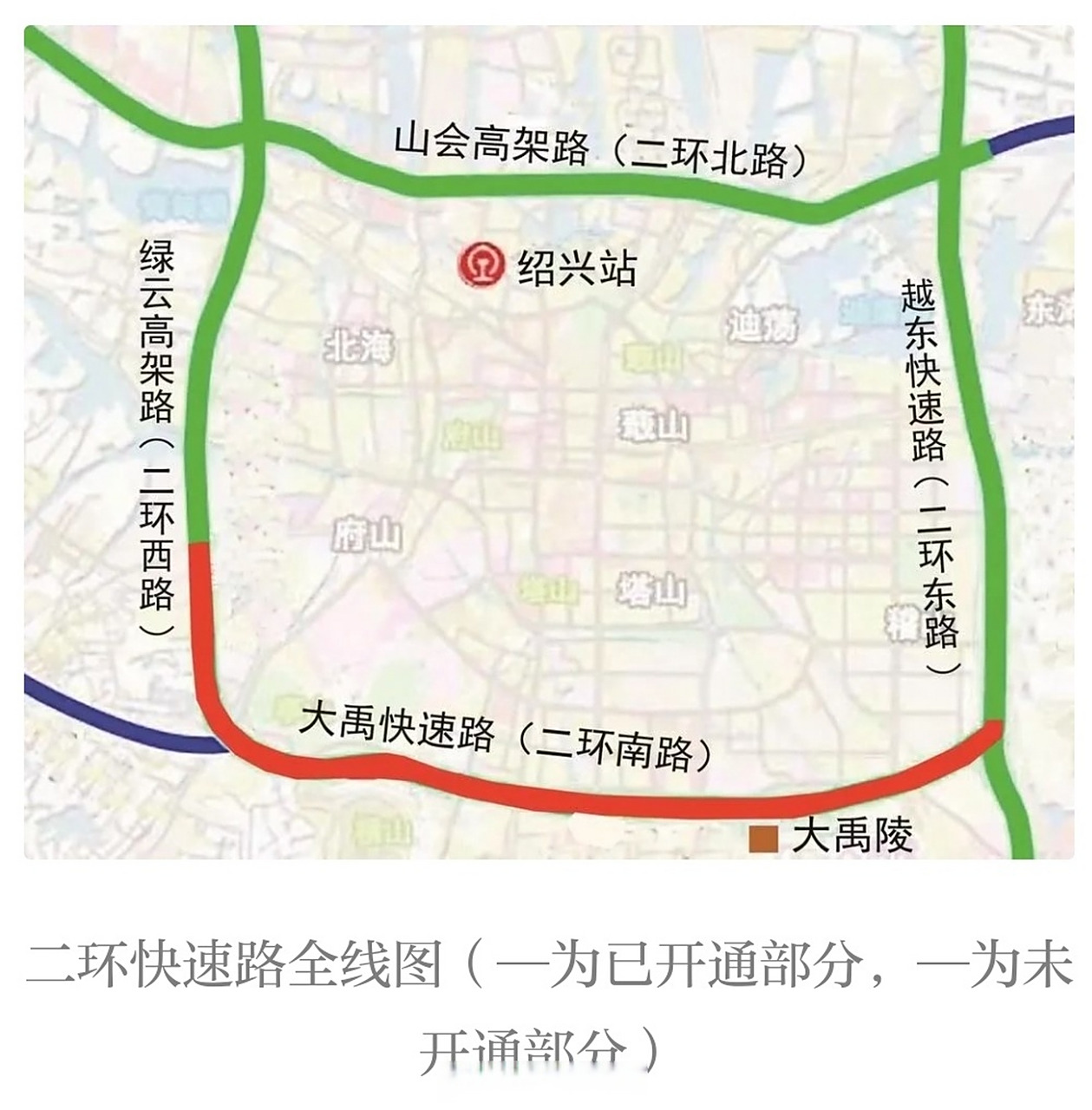绍兴市区二环快速路网即将"圆满"】近日,大禹快速路平水西江桥南侧辅