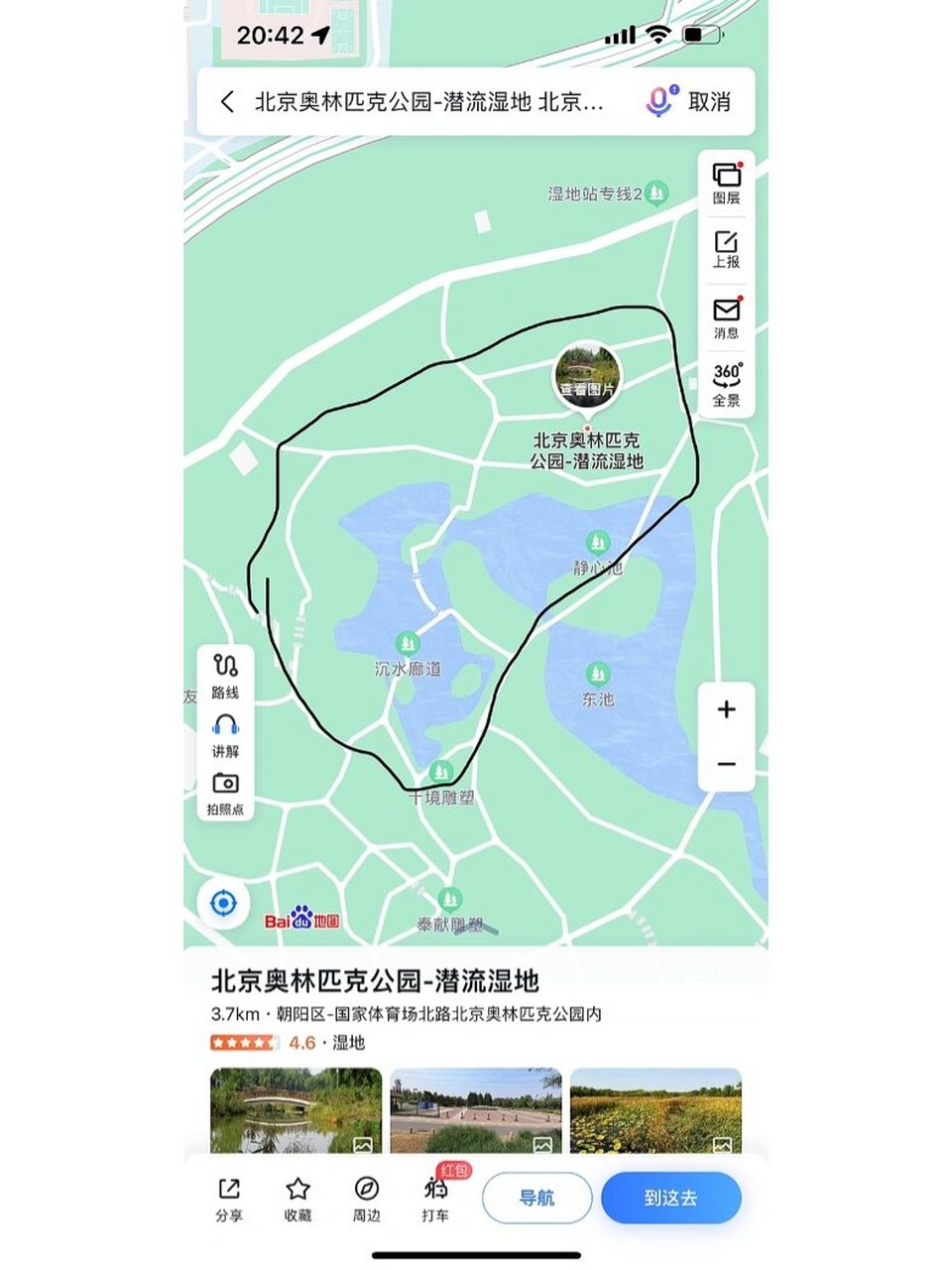 奥森观鸟路线图片