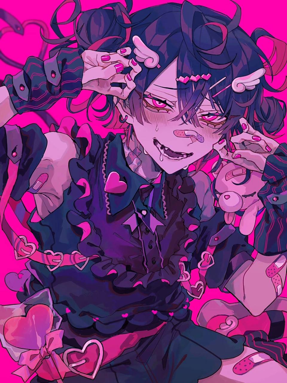 くろうめ/ kuroume |邪恶少女|插画师分享no.