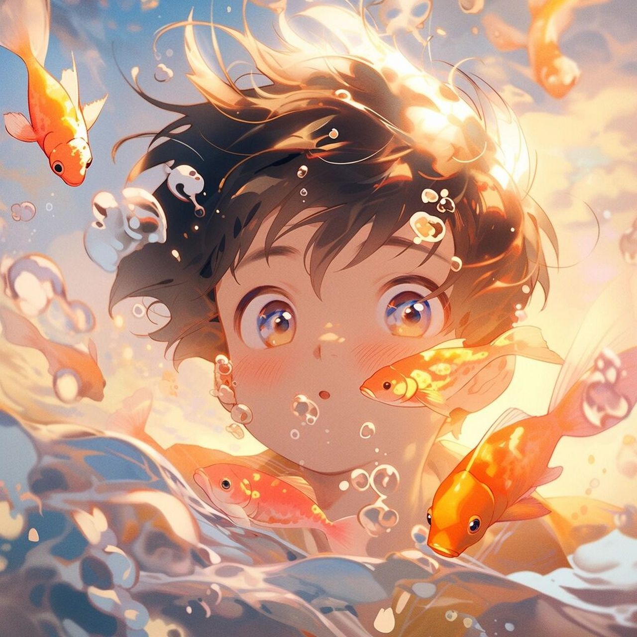 祝高考学子 前程似锦 锦鲤头像!