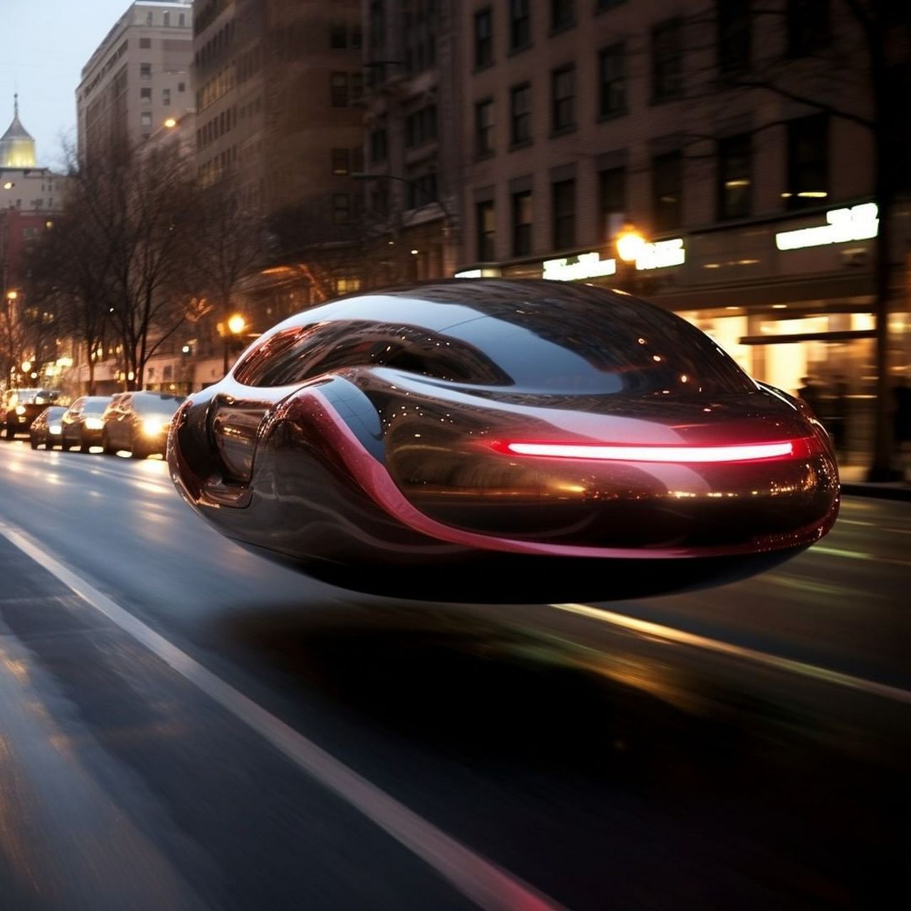 创意设计 | 反重力汽车设计 不会产生二氧化碳的反重力车辆02这也许