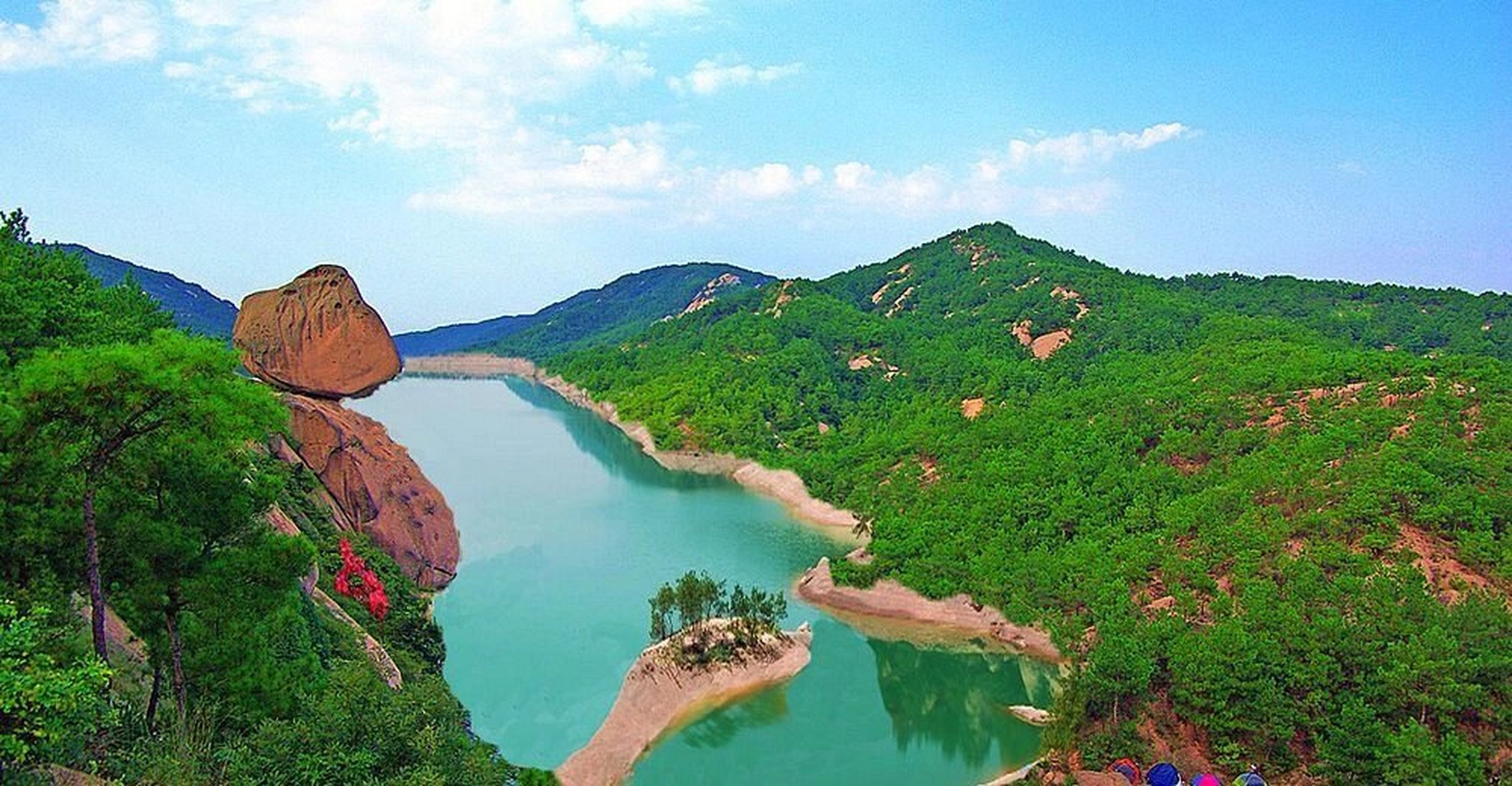 徒步铁寨,赏山水风光,看奇山异石7215 96铁寨风景区 这里静湖