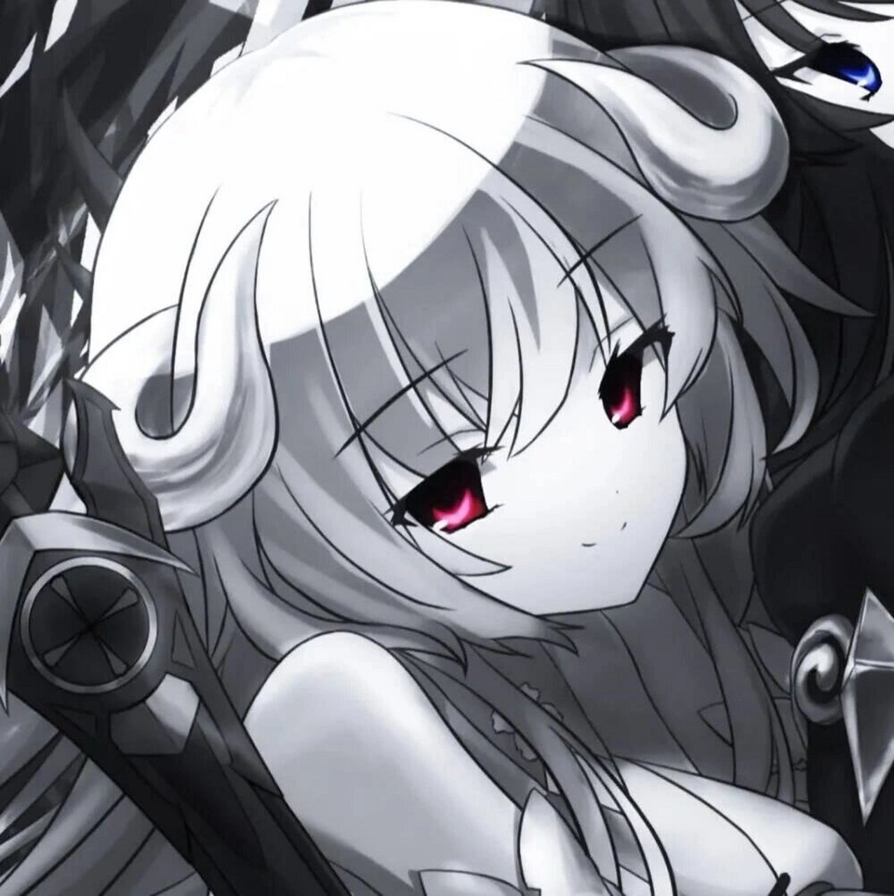 闺蜜头像 | 黑白色系动漫少女风 分享一组好看的闺蜜头像 喜欢的私信