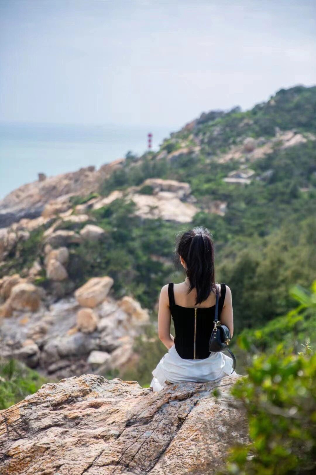 福州马尾 琅岐岛沙滩 长在上海,却一直看不到蔚蓝色的大海.