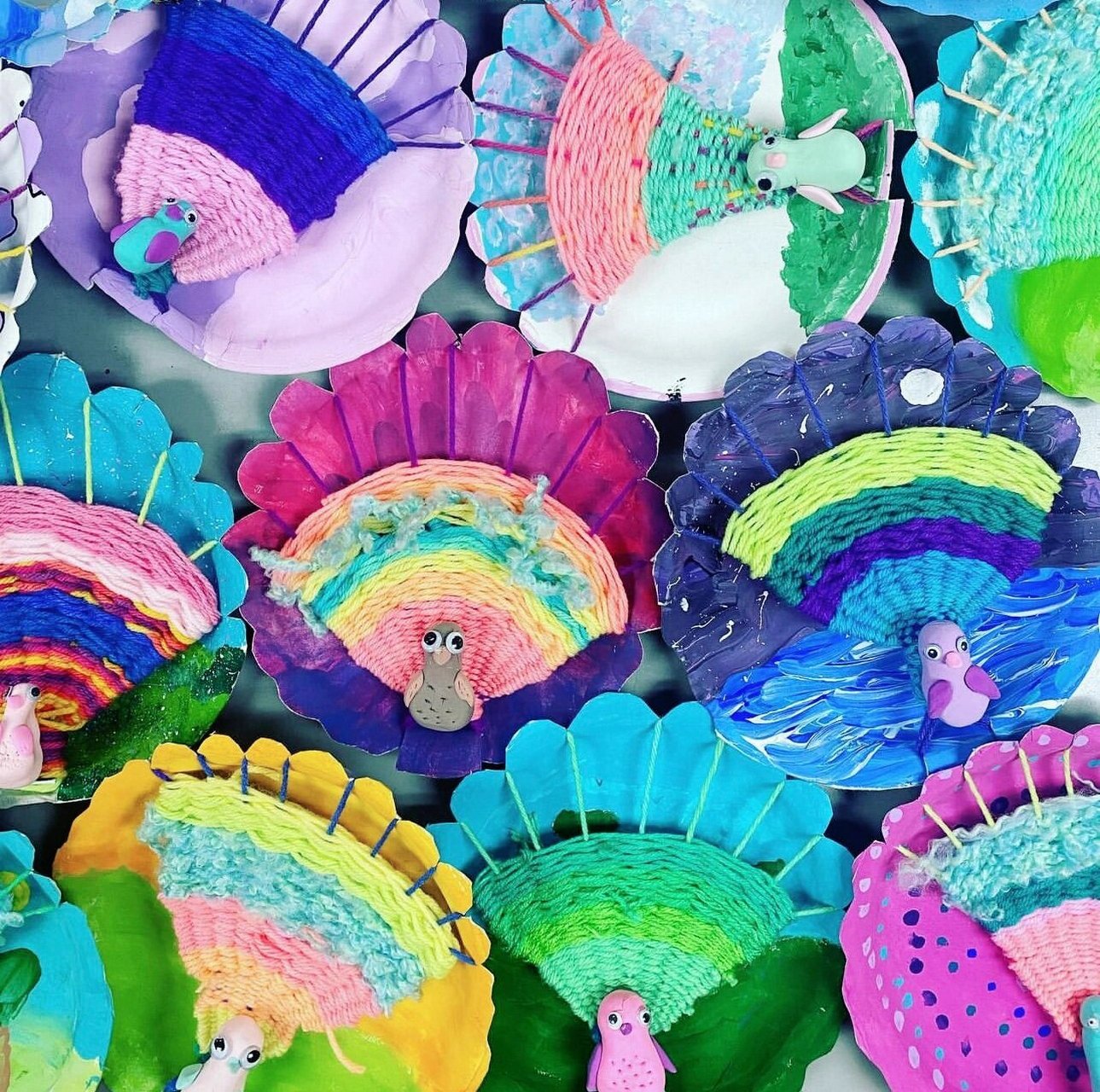 儿童艺术编织【孔雀开屏08】泰酷啦!