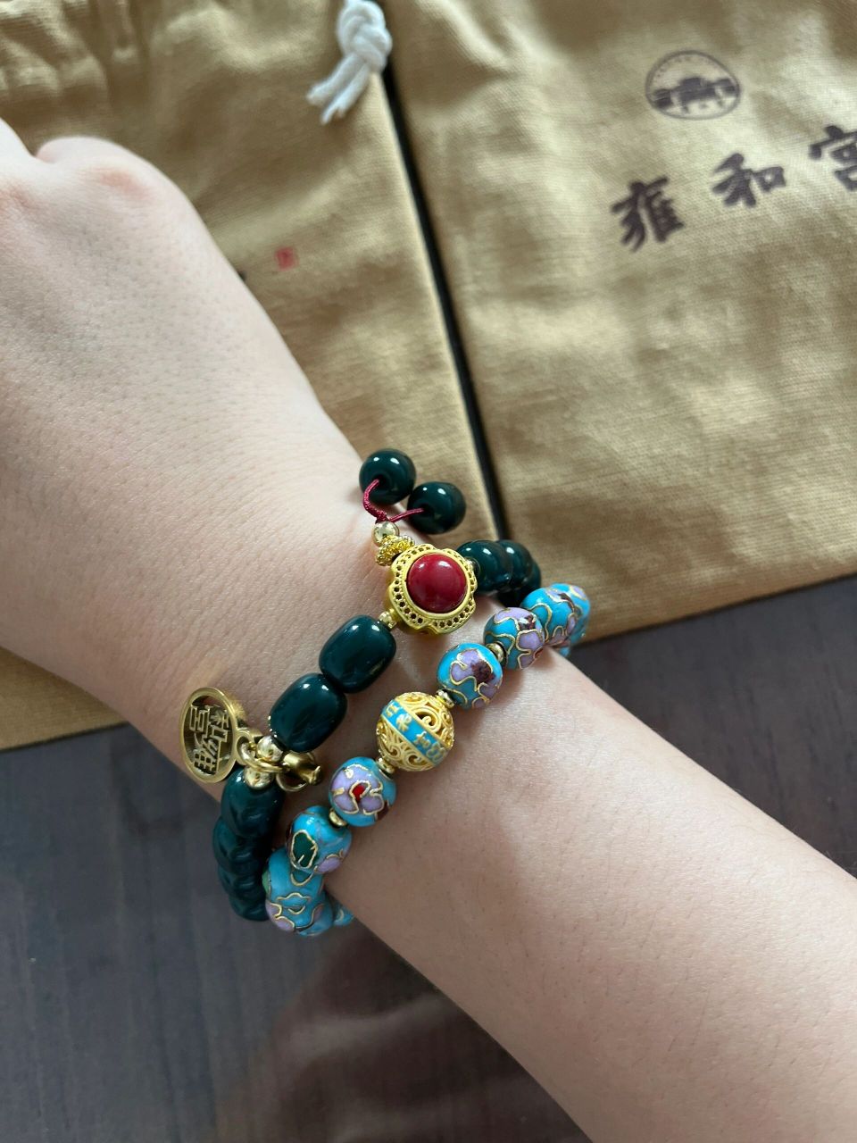 雍和宫手串,好美!