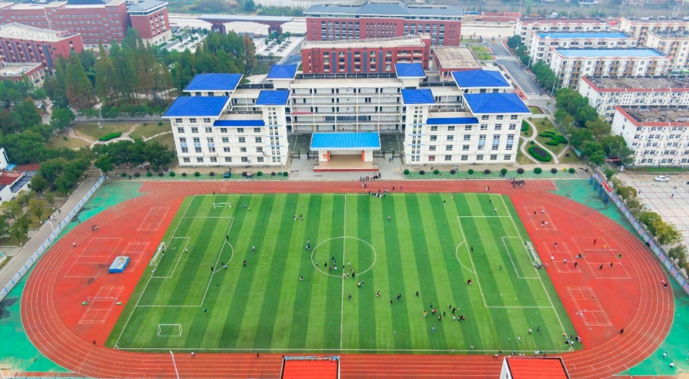 黄冈职业技术学院 先更新一波学校的航拍照片