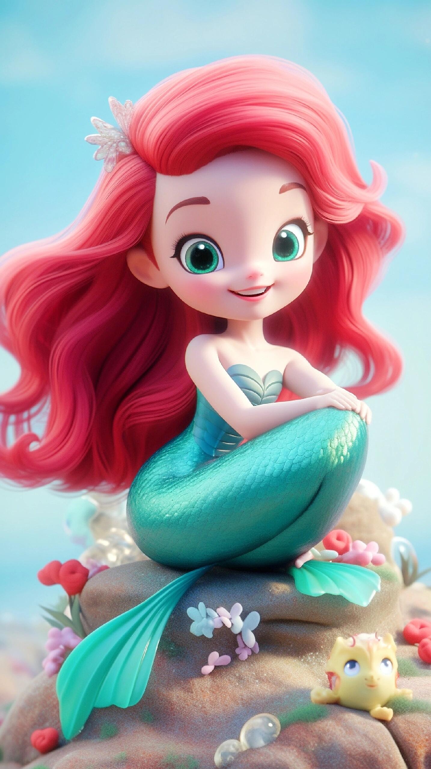 美人鱼公主 谁的童年没有幻想过美人鱼,反正我是有的,你们呢?