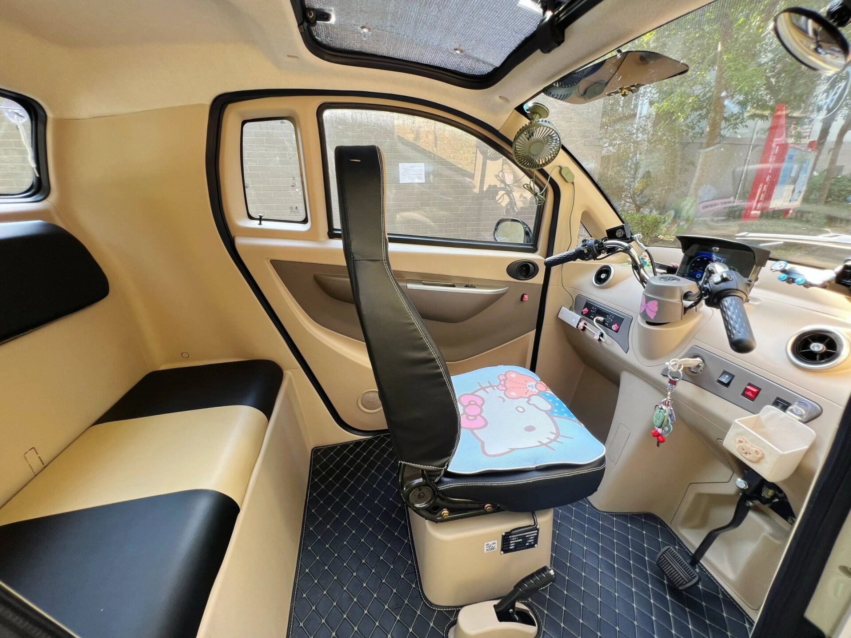 爱玛a38007接娃电驴三蹦子08 新添一枚大玩具,提前开上老头乐,少