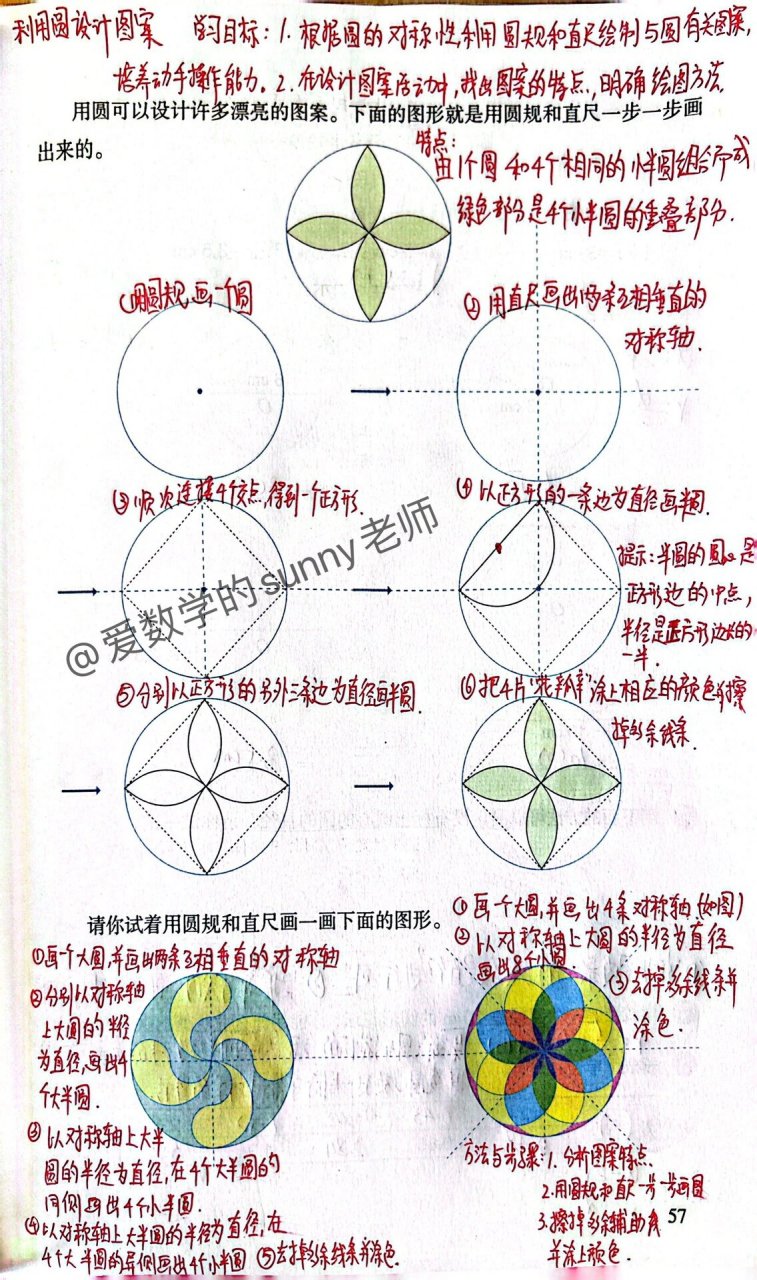 立体圆形画法步骤图片