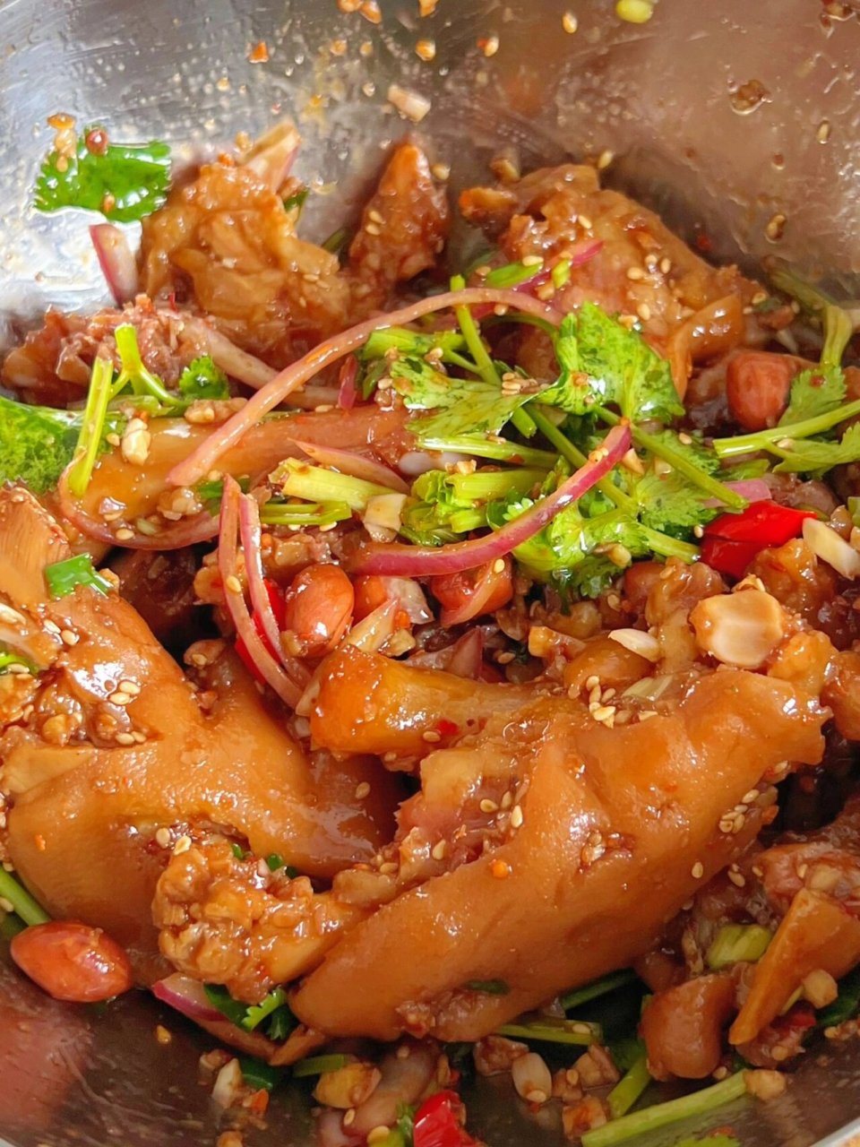 解锁神仙吃法|凉拌卤猪蹄我能吃好几个|绝了 #我的宅家美食日记
