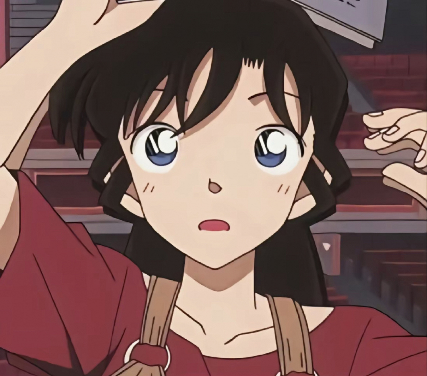 名侦探柯南中小兰的神图 真的好适合做头像