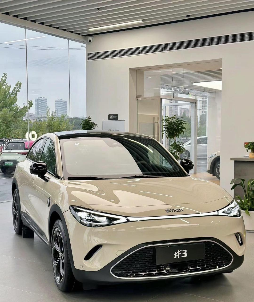 奔驰smart电车也太好看啦!