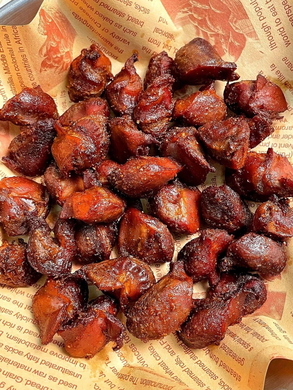 烧烤店同款鸭胗烤得香辣有嚼劲! 外焦里嫩的,真的好好吃!