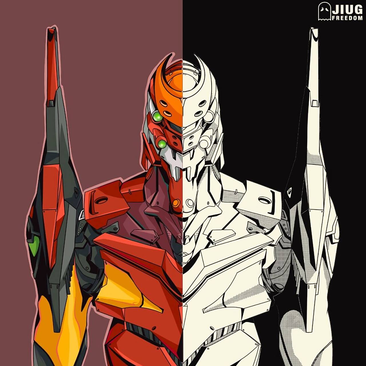 procreate# #画画# #头像分享# #新世纪福音战士# #eva# #明日香