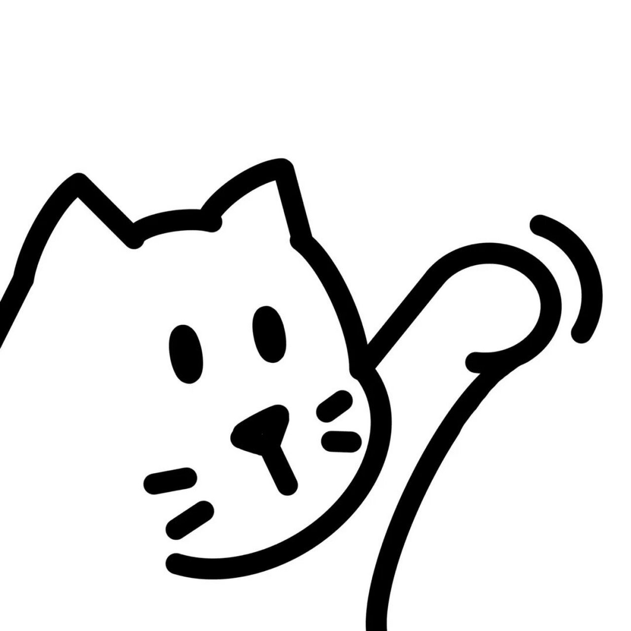 今日头像|白底黑白小动物头像 喜欢截图自取呀