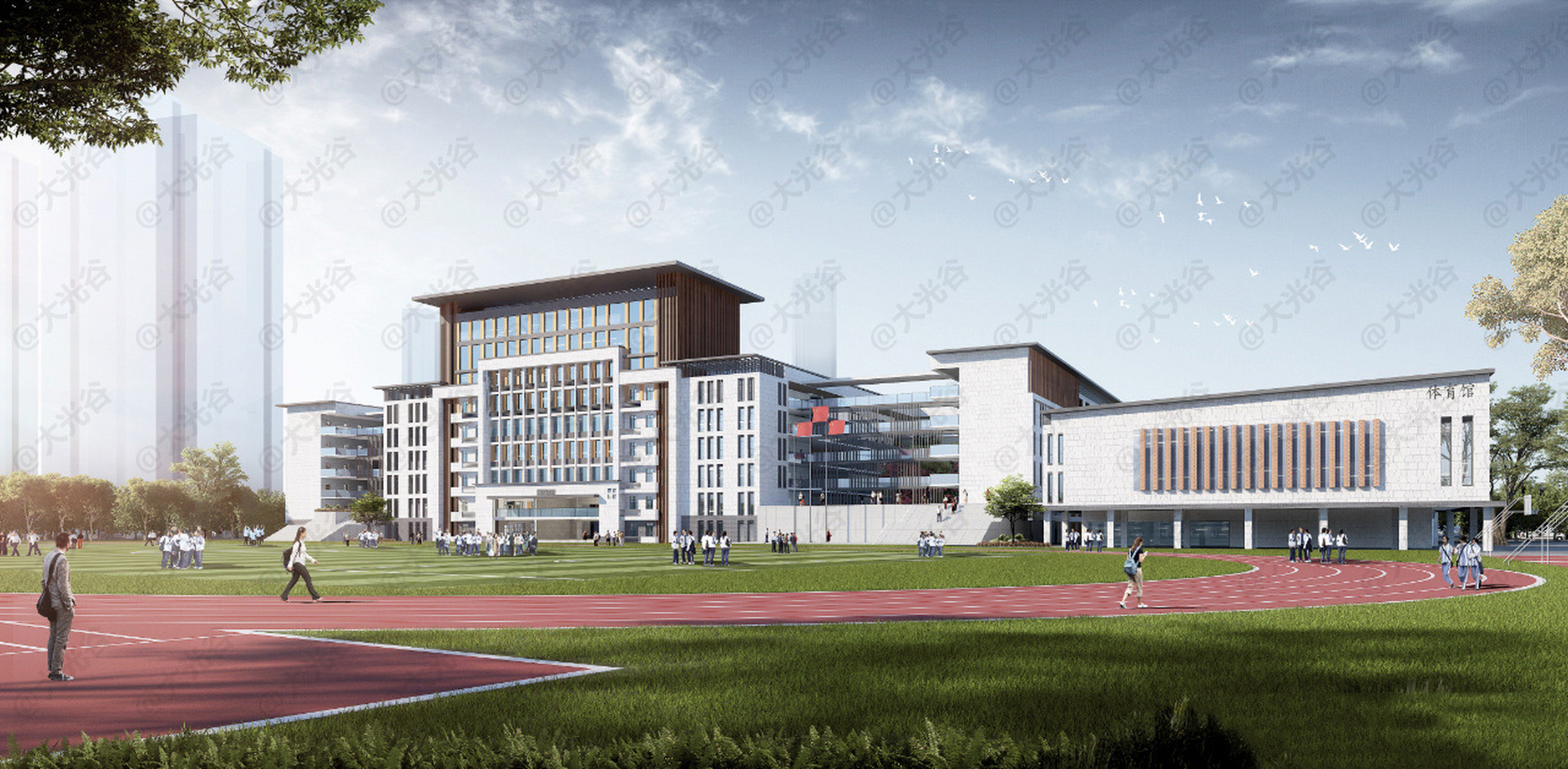 后湖片区再添一所新中学,预计2025年投入使用  近日,武汉城建集团旗下