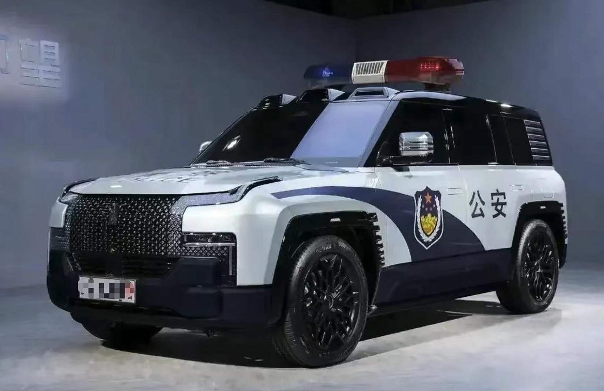 仰望u8警车涂装 确实挺帅【来自懂车帝车友圈】