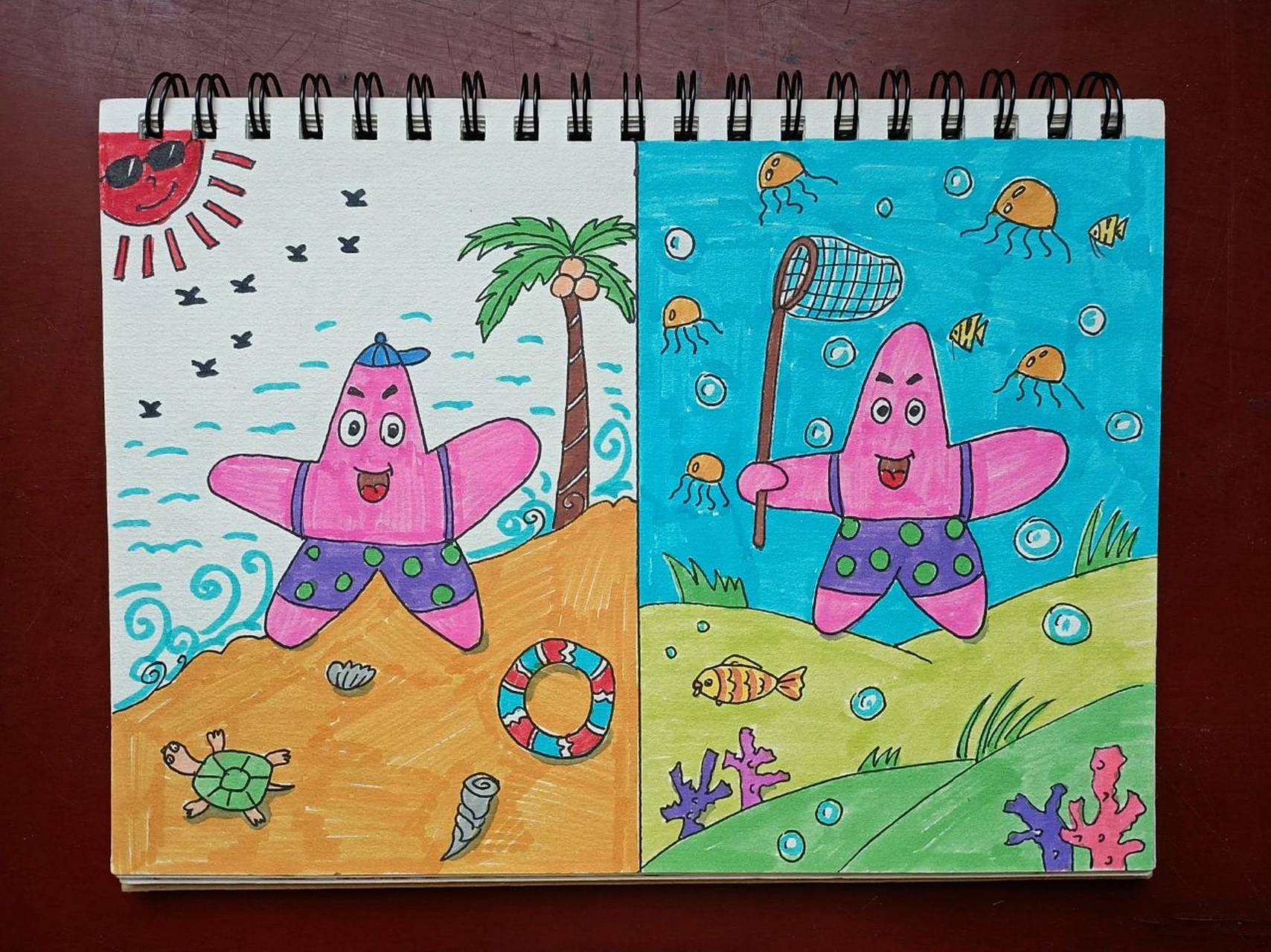 四年级美术98主体与背景   主体物和背景的关系.