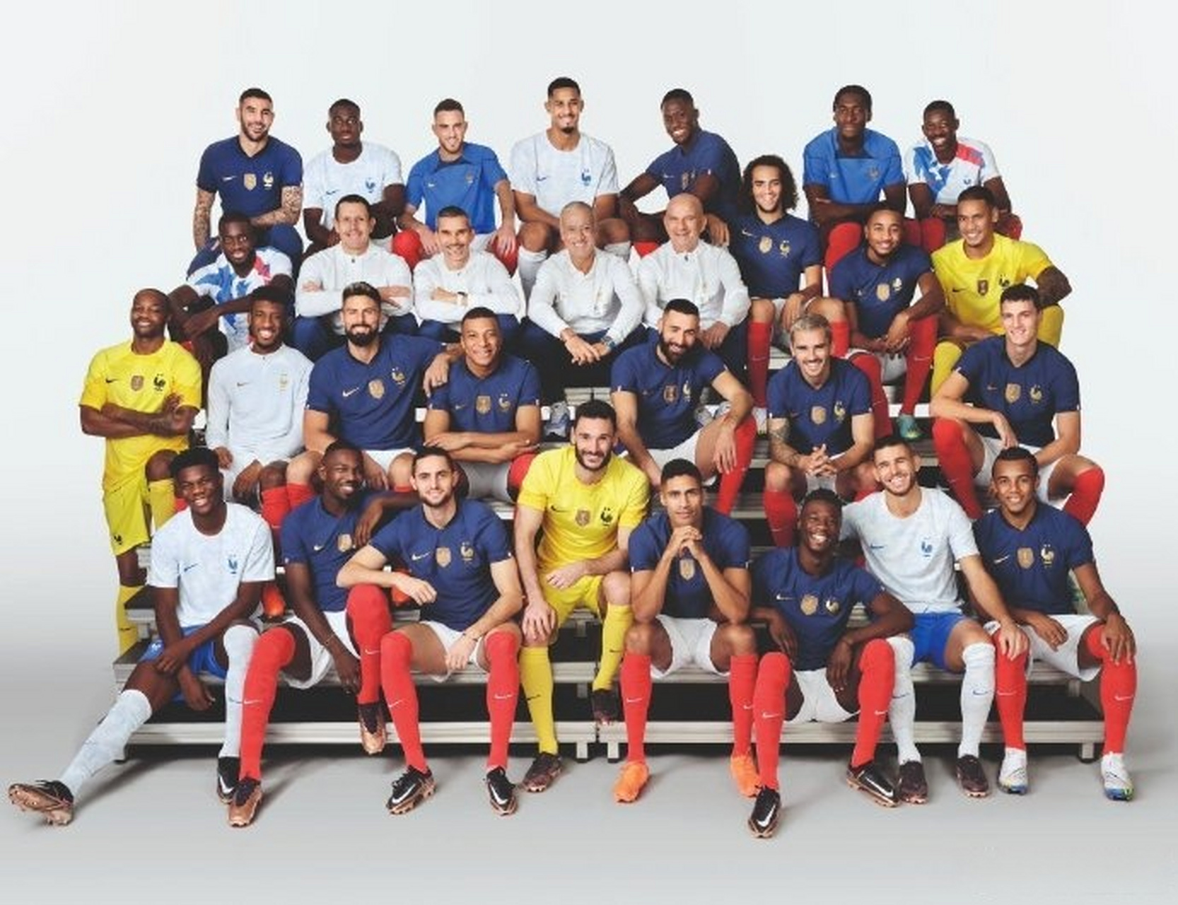 法国队世界杯全家福#