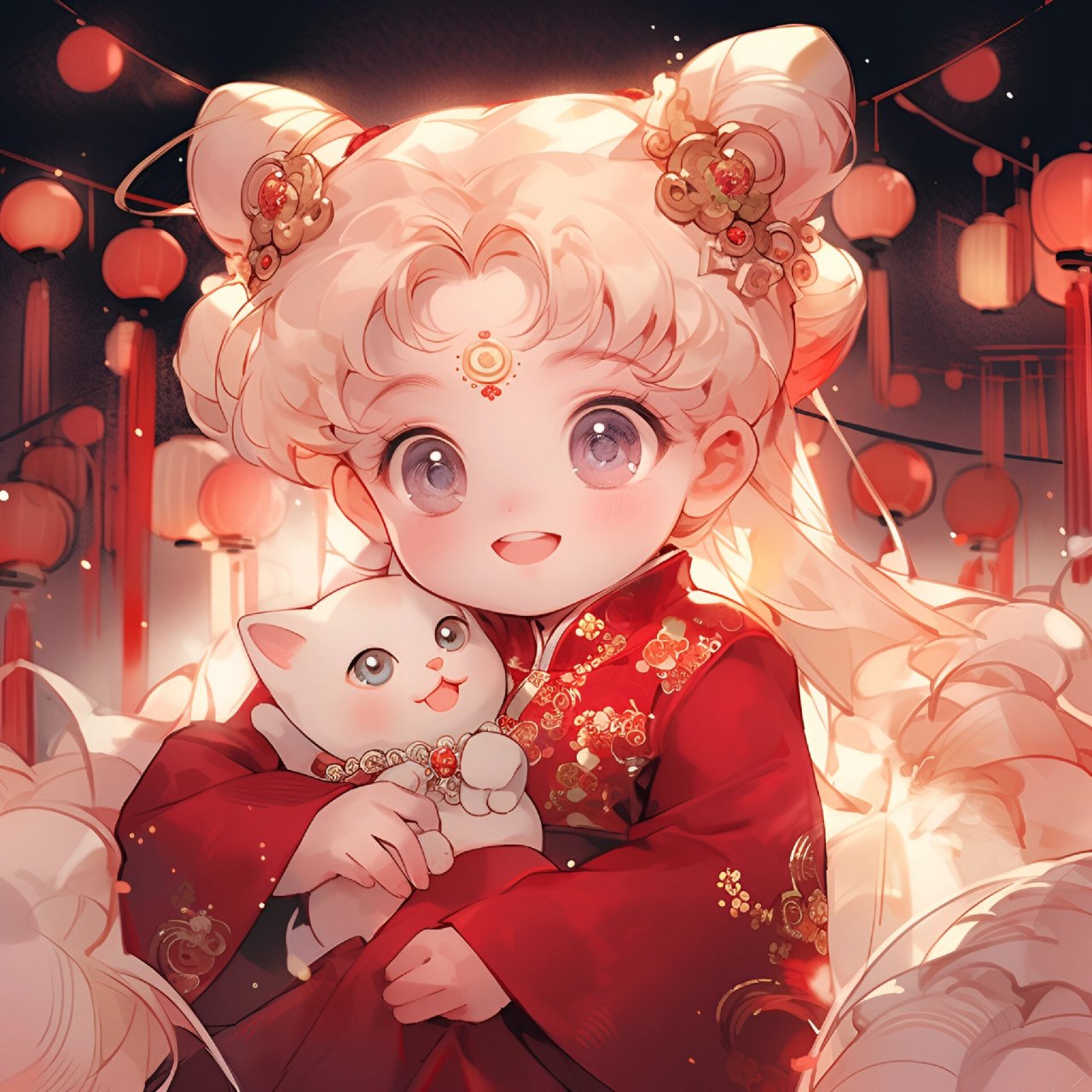 美少女|2024 新年头像 #原创头像# #优质头像# #微信头像# #头像分享