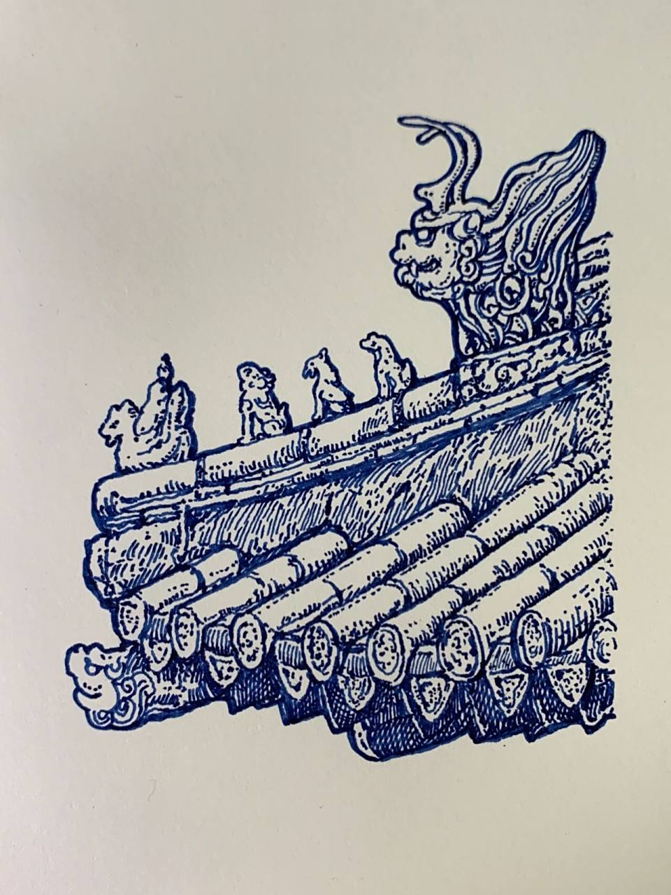 解锁古建筑的屋檐的基础画法 11566首先要理解结构.