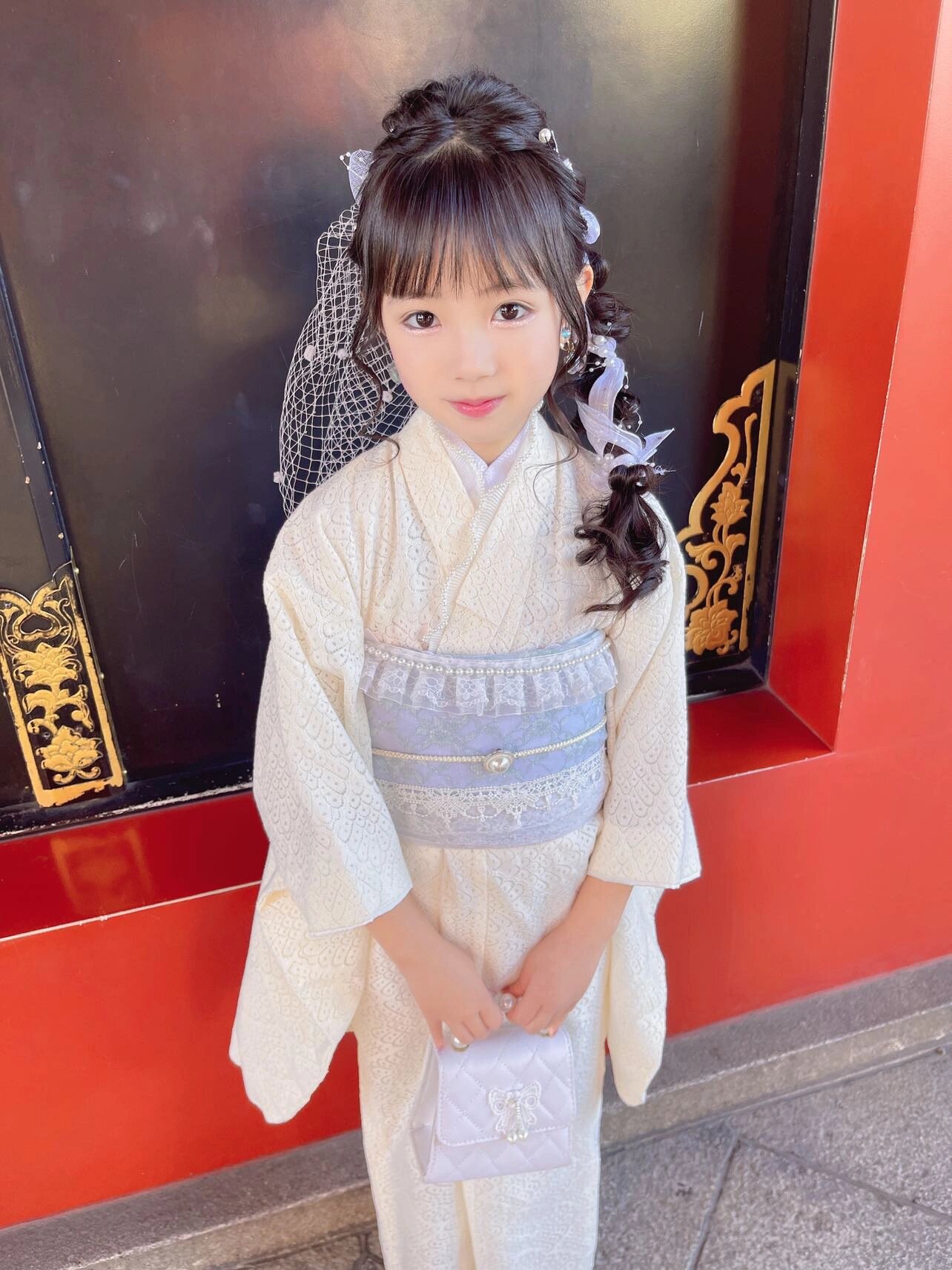 【东京和服】小朋友也可以穿蕾丝和服啦! 今天你也要做小公主嘛?