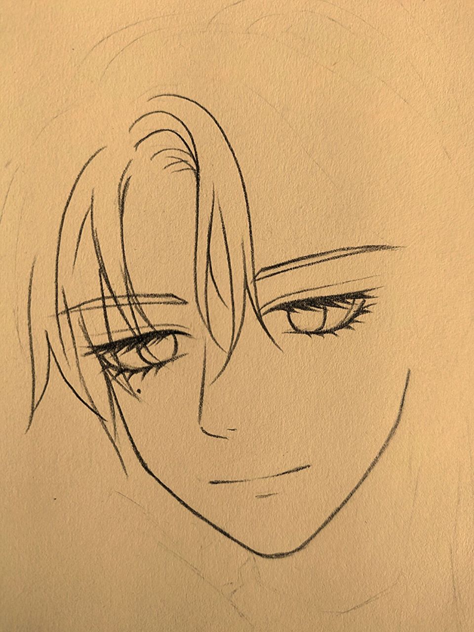 古风男生绘画过程 加油坚持就是胜利