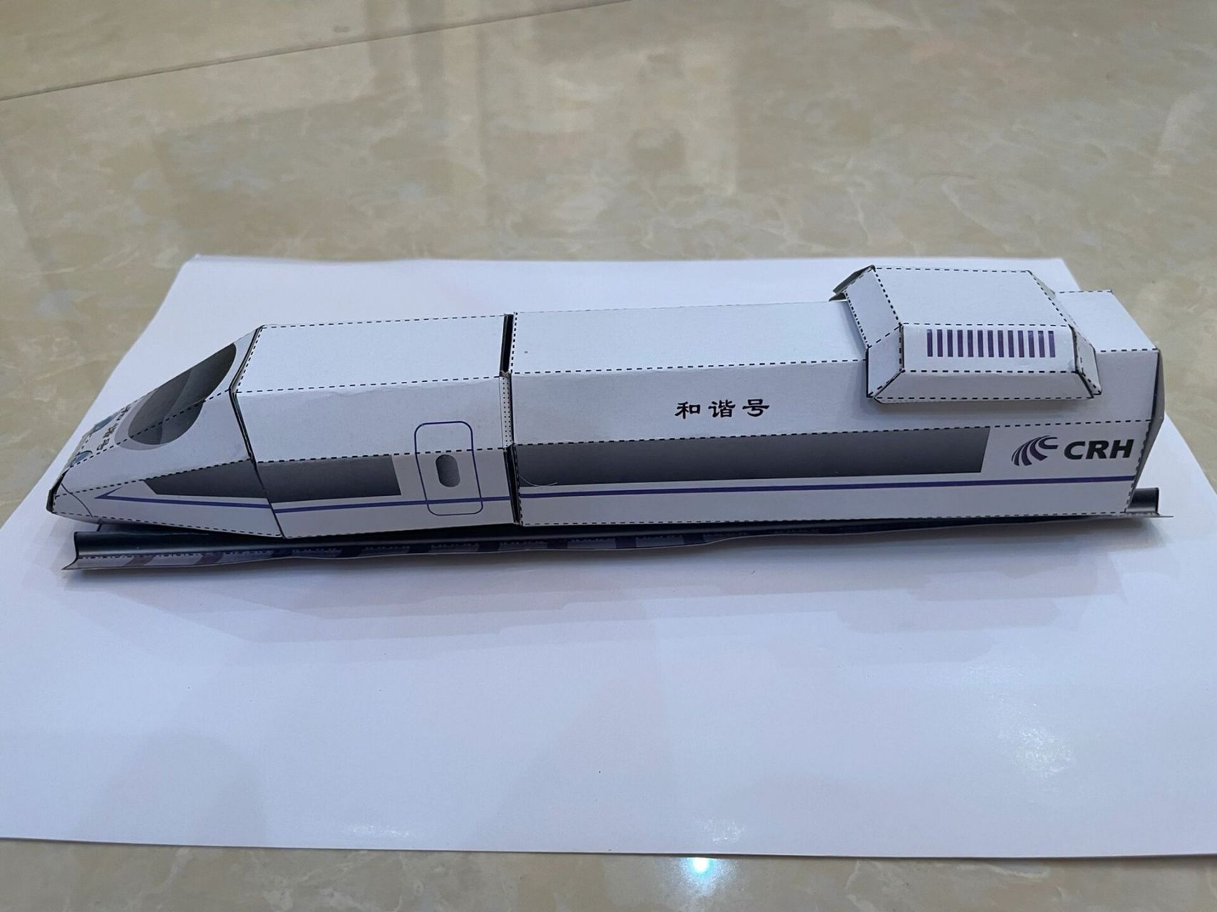 三年级下,高铁模型 不在学校课堂上做,需要带回家做的手工