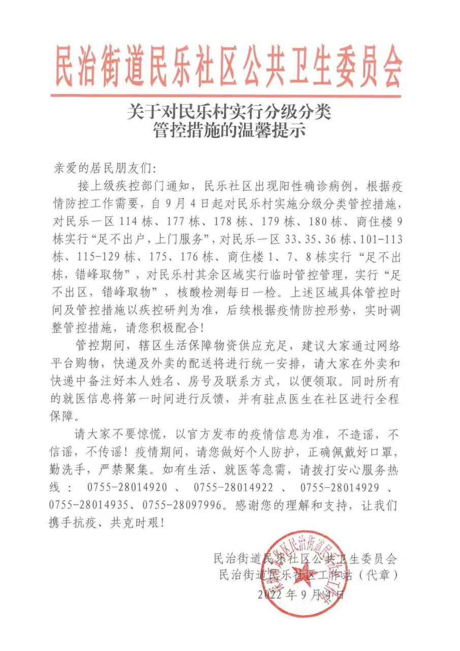 民乐社区,白石龙社区的红头文件来啦