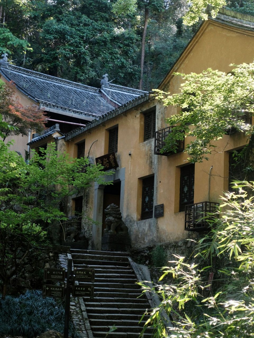 0515青田 | 石门洞的夏天,瀑布只有一点 石门洞景区坐落于浙江省