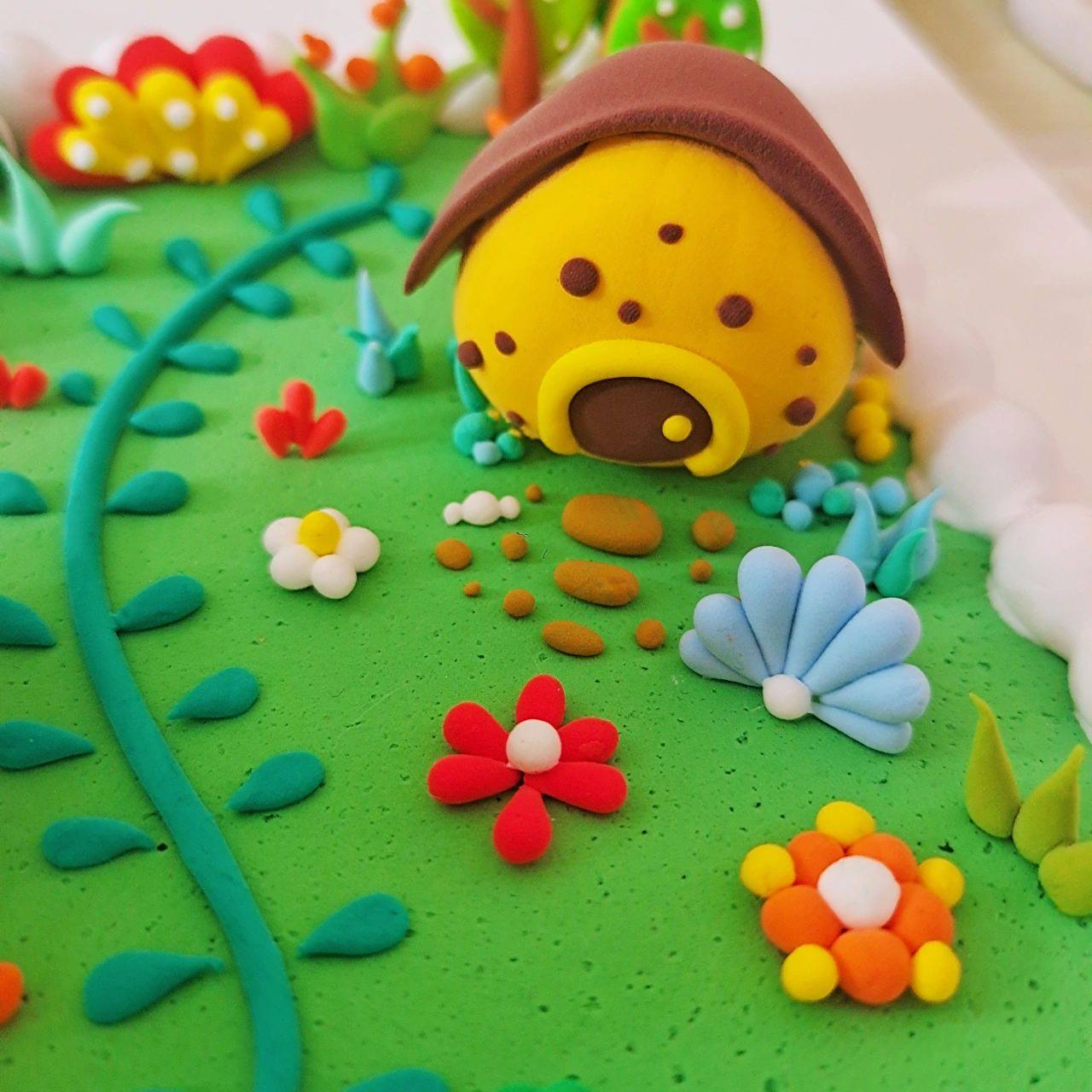 超轻黏土情景作品《我的花园93》 超轻黏土情景作品《我的花园93