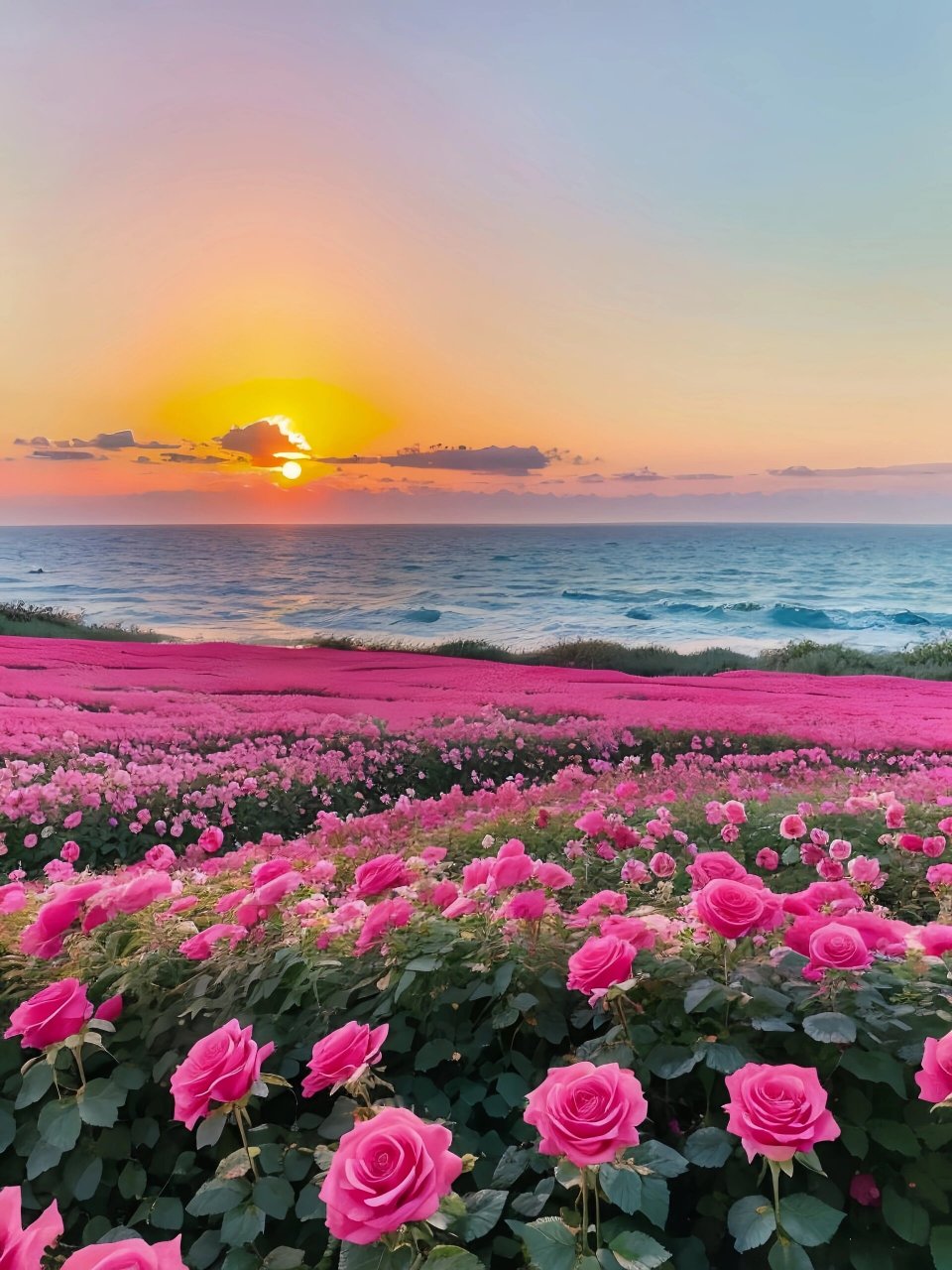 玫瑰花海—治愈风景 所有的努力都在慢慢变得清晰.