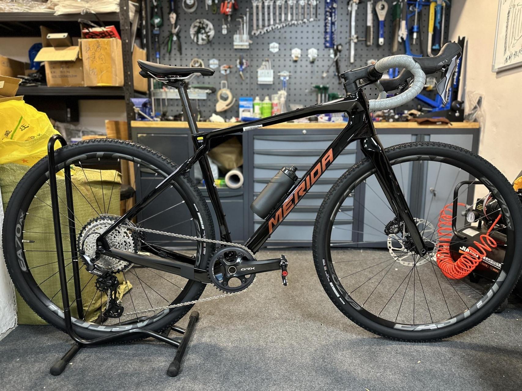 美利达新款砾石车silex(西力) 荣获今年台北国际自行车展最高荣誉的