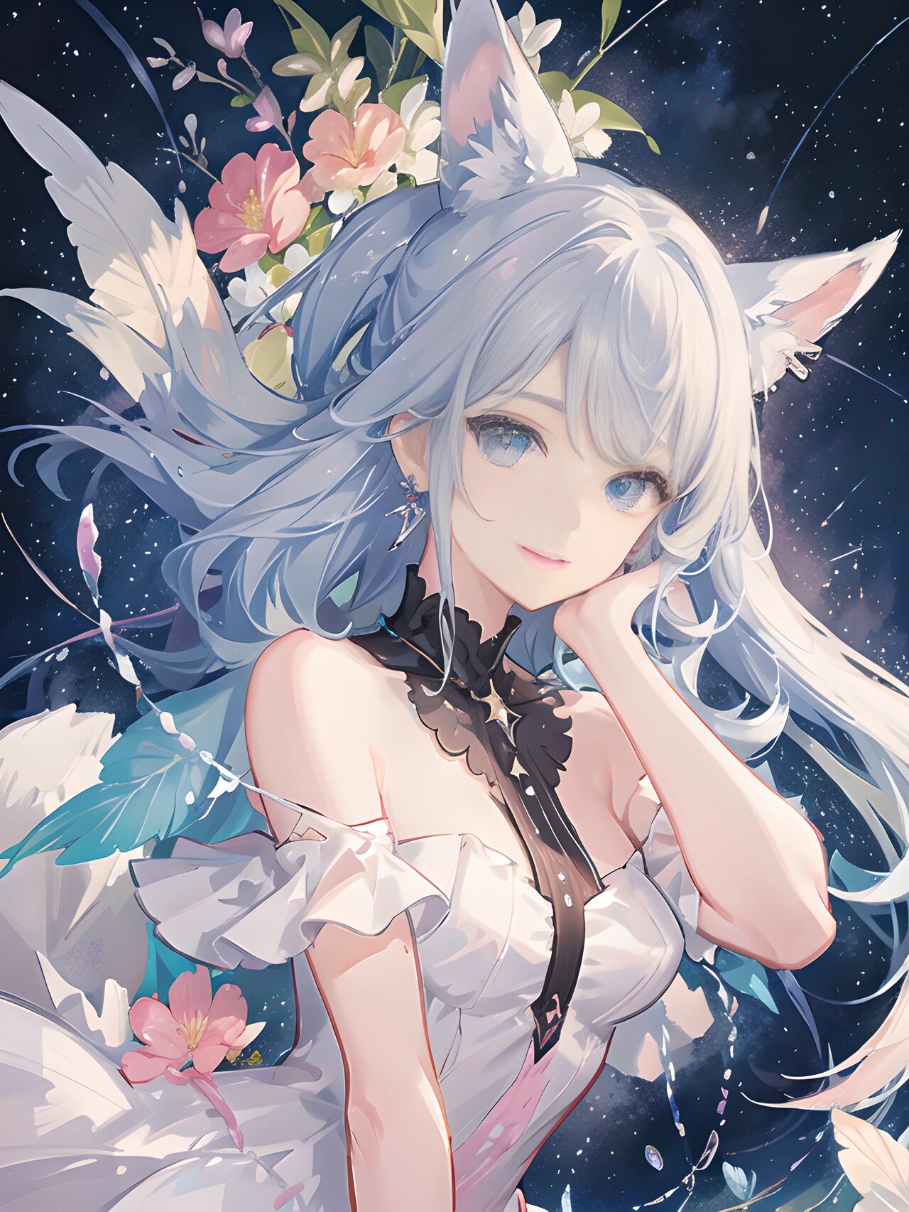 二次元美少女|你一笑就是我的整个春天,唯美 甜系动漫美少女,楚楚动人