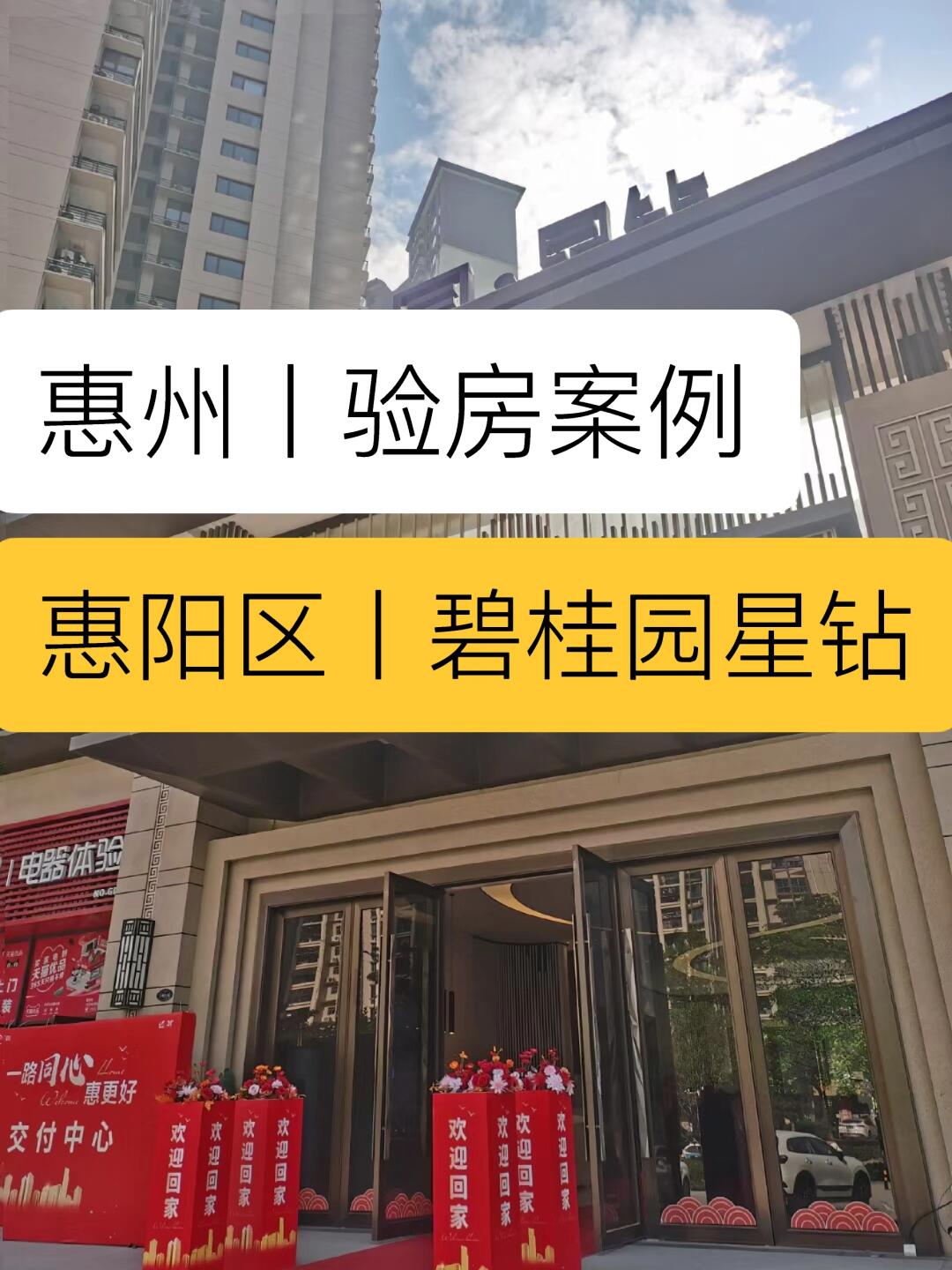 惠州验房师,惠州碧桂园星钻验房师收楼验收